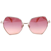 Vivienne Westwood Gold Oversized Angled Sunglasses