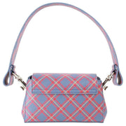 Vivienne Westwood Orange Hazel Saffiano Printed Tartan Small Handbag