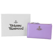 Vivienne Westwood Purple RE-Vegan Slim Flap Card Holder