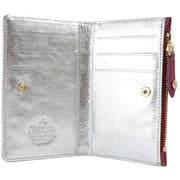 Vivienne Westwood Purple Saffiano Slim Flap Card Holder Purse