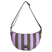 WOUF Green Niza Half Moon Crossbody Bag