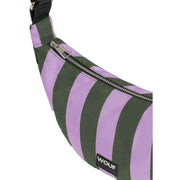 WOUF Green Niza Half Moon Crossbody Bag