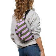 WOUF Green Niza Half Moon Crossbody Bag