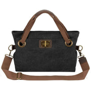 ZEDE Black Pont Des Arts Medium Cross Body Bag