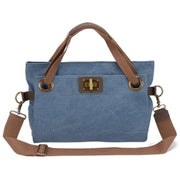 ZEDE Blue Pont Des Arts Medium Cross Body Bag