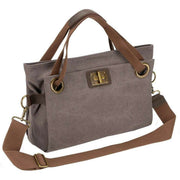 ZEDE Grey Pont Des Arts Medium Cross Body Bag