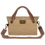 ZEDE Khaki Pont Des Arts Medium Cross Body Bag