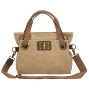 ZEDE Khaki Pont Des Arts Mini Cross Body Bag