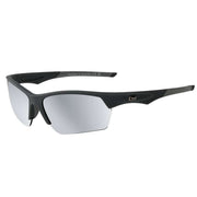 Dirty Dog Black Sport Track Satin Mirror Sunglasses