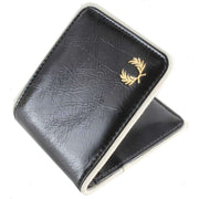 Fred Perry Black Classic Billfold Wallet