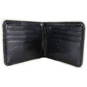 Fred Perry Black Classic Billfold Wallet