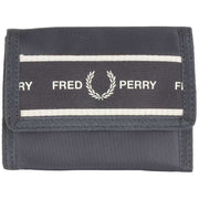 Fred Perry Black Graphic Tape Wallet