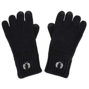 Fred Perry Black Laurel Wreath Gloves