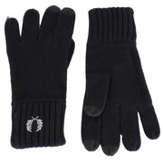 Fred Perry Black Laurel Wreath Gloves