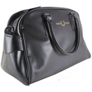 Fred Perry Black Pique Textured Grip Bag