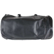 Fred Perry Black Scotch Grain Barrel Bag