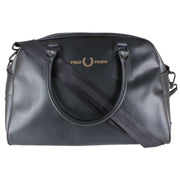 Fred Perry Black Scotch Grain Grip Bag