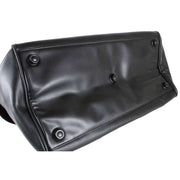 Fred Perry Black Scotch Grain Grip Bag