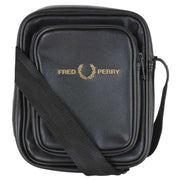Fred Perry Black Scotch Grain Side Bag