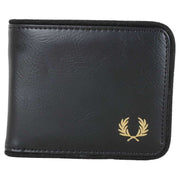 Fred Perry Black Tonal Billfold Wallet