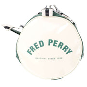 Fred Perry Green Classic Barrel Bag