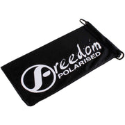 Freedom Black Metal Wrap Mono Block Sport Sunglasses