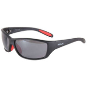 French Connection Black Rectangle Wrap Sunglasses