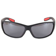 French Connection Black Rectangle Wrap Sunglasses