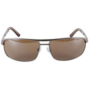 French Connection Grey Metal Rectangle Sunglasses