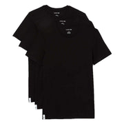 Lacoste Black Crew Neck Slim 3 Pack T-Shirt