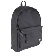 Lacoste Black Neocroc Canvas Backpack
