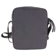Lacoste Black Neocroc Canvas Vertical Zip Crossbody Bag