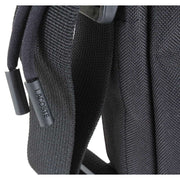 Lacoste Black Neocroc Canvas Vertical Zip Crossbody Bag