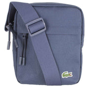 Lacoste Navy Neocroc Canvas Vertical Zip Crossbody Bag