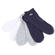 Lacoste Navy Sports 3 Pack Trainer Socks