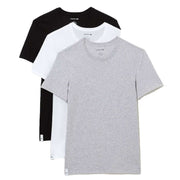 Lacoste White Classic Crew Neck 3 Pack T-Shirts