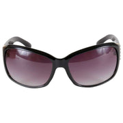 Lipsy London Black Rectangle Wrap Sunglasses