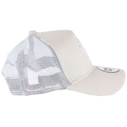 New Era Beige 9FORTY New York Yankees A Frame Trucker Cap