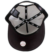 New Era Black 9FORTY Heritage Patch Trucker Cap