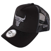New Era Black 9FORTY NBA League Chicago Bulls Trucker Cap