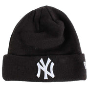 New Era Black New York Yankees Essential Cuff Beanie