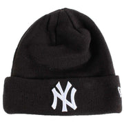 New Era Black New York Yankees Essential Cuff Beanie