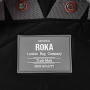Roka Black Camden A Medium Sustainable Nylon Backpack