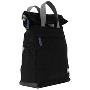 Roka Black Camden A Small Sustainable Nylon Backpack