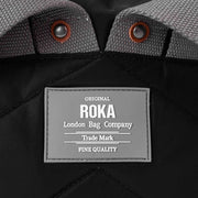 Roka Black Camden A Small Sustainable Nylon Backpack