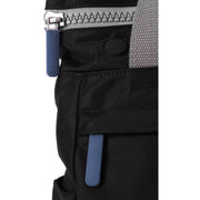 Roka Black Camden A Small Sustainable Nylon Backpack