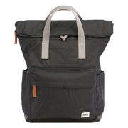 Roka Black Canfield B Medium Sustainable Nylon Backpack