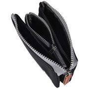 Roka Black Carnaby Small Sustainable Canvas Wallet