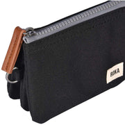 Roka Black Carnaby Small Sustainable Canvas Wallet