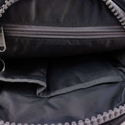 Roka Black Paddington B Small Sustainable Nylon Cross Body Bag